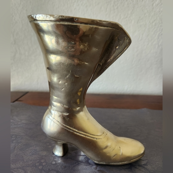 Victorian Brass Boot - Picture 5 of 6